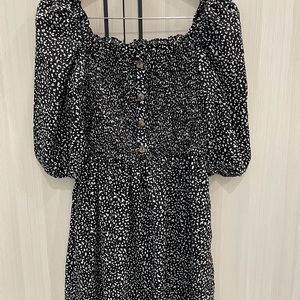 Fitted Smocked Dress